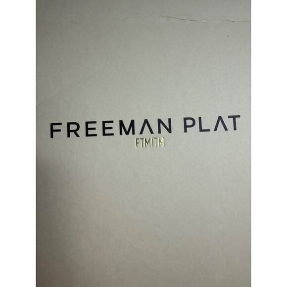 NIB Freeman Plat Mens‎ Court Mid Black Leather & Suede Hi-Top Sneakers Size 12 - Picture 13 of 13